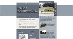 Desktop Screenshot of floridaholidayhomes.nl