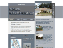 Tablet Screenshot of floridaholidayhomes.nl
